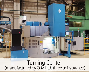 Turning Center (manufactured by O-M Ltd., three units owned)